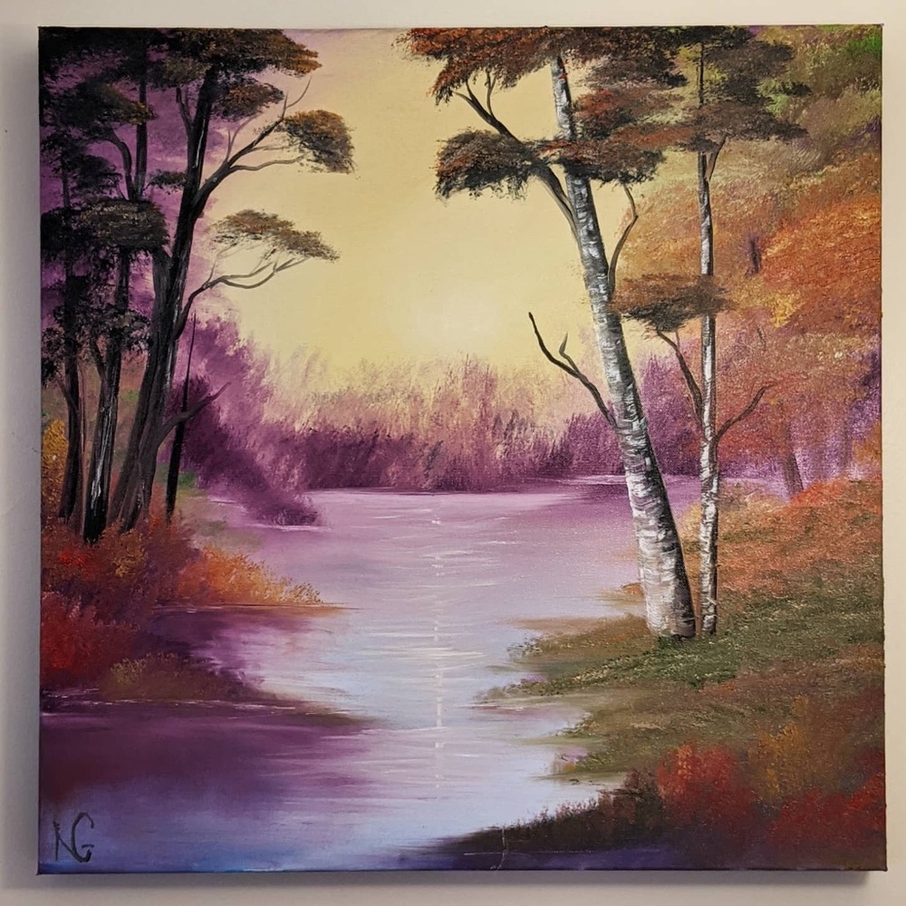 Original oil painting on canvas wall art